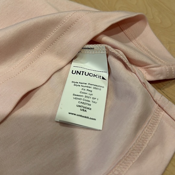 UNTUCKit Wrinkle-Free Damaschino Polo in Pink - Picture 4 of 4